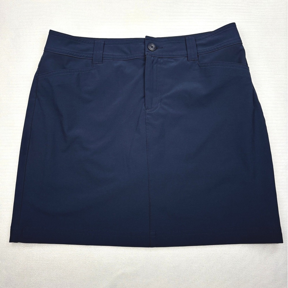 Eddie Bauer Skort Womens 6 Blue Navy Stretch Hiking Golf Outdoor Built In Shorts